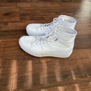 Vans Classic White High-Top Sneakers